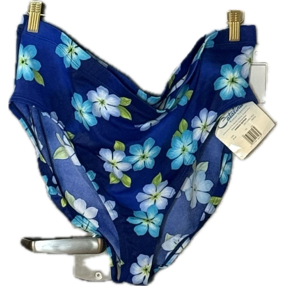 Catalina Cobalt Blue Floral Swimsuit‎ Bottom